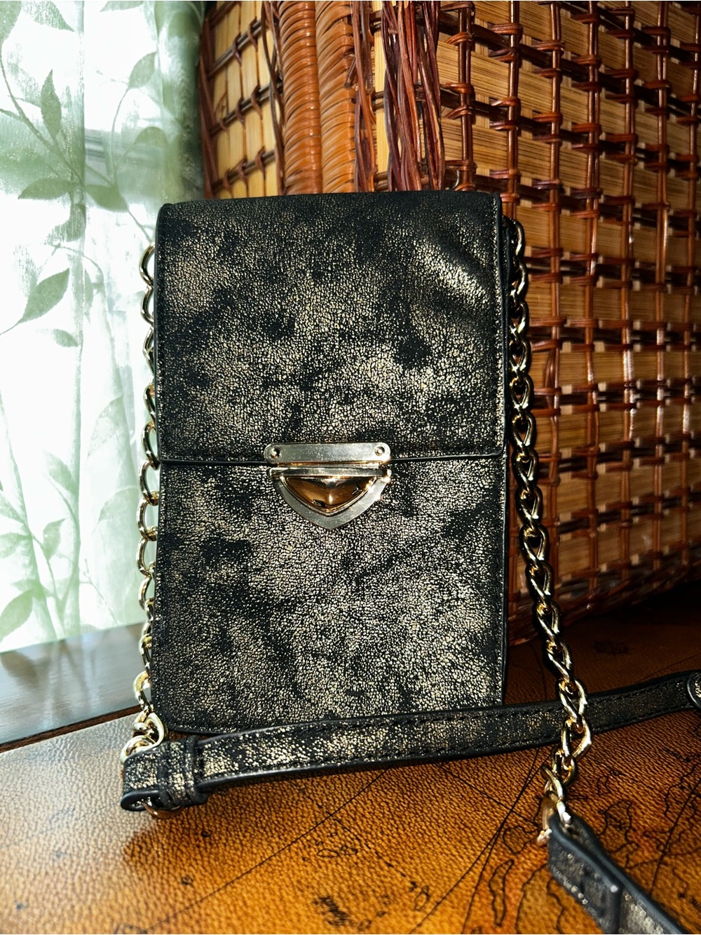 BP. Metallic Phone Wallet Crossbody Bag  (Nordstrom house brand)